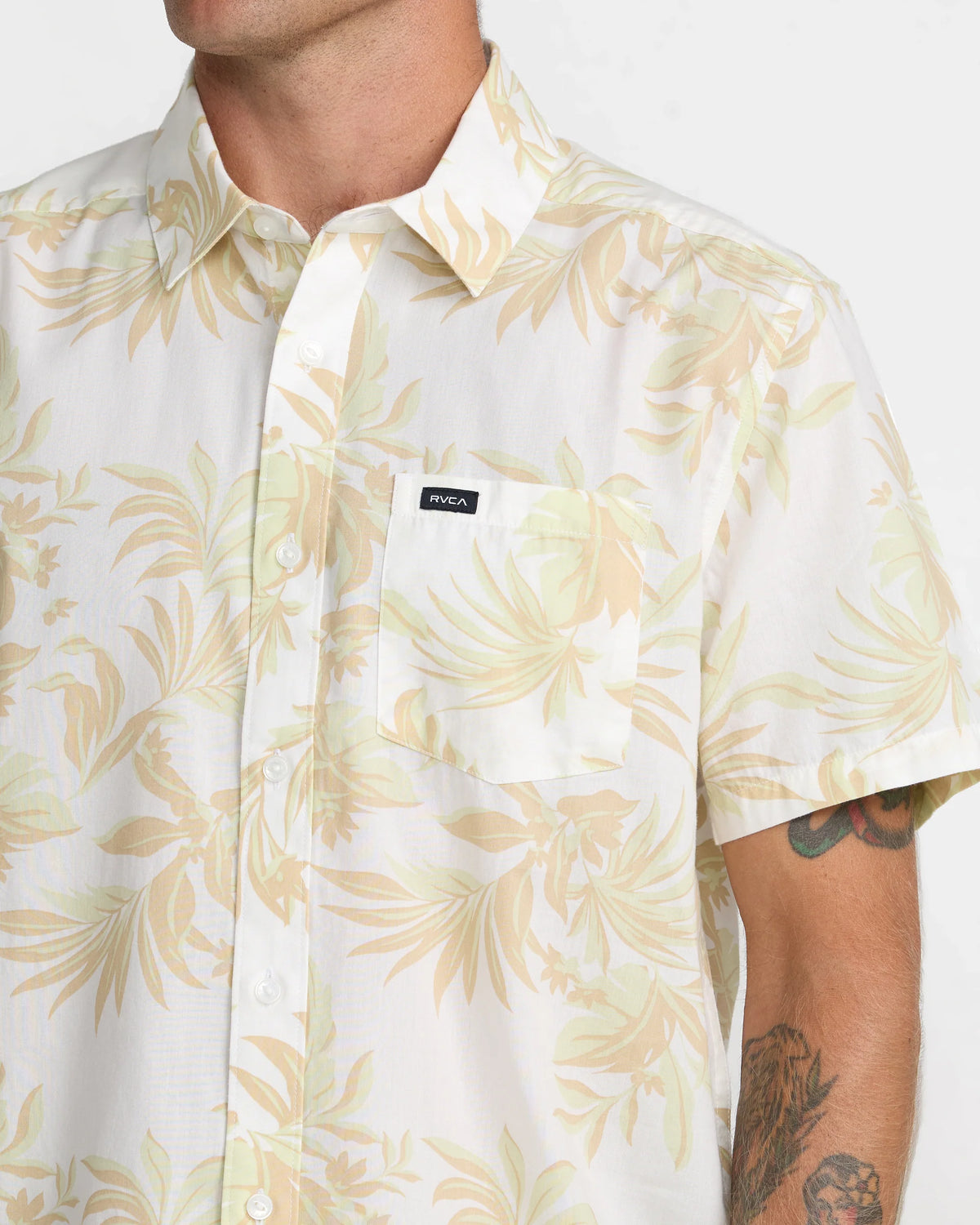 RVCA BOTANICAL SHORT SLEEVE SHIRT - ANW