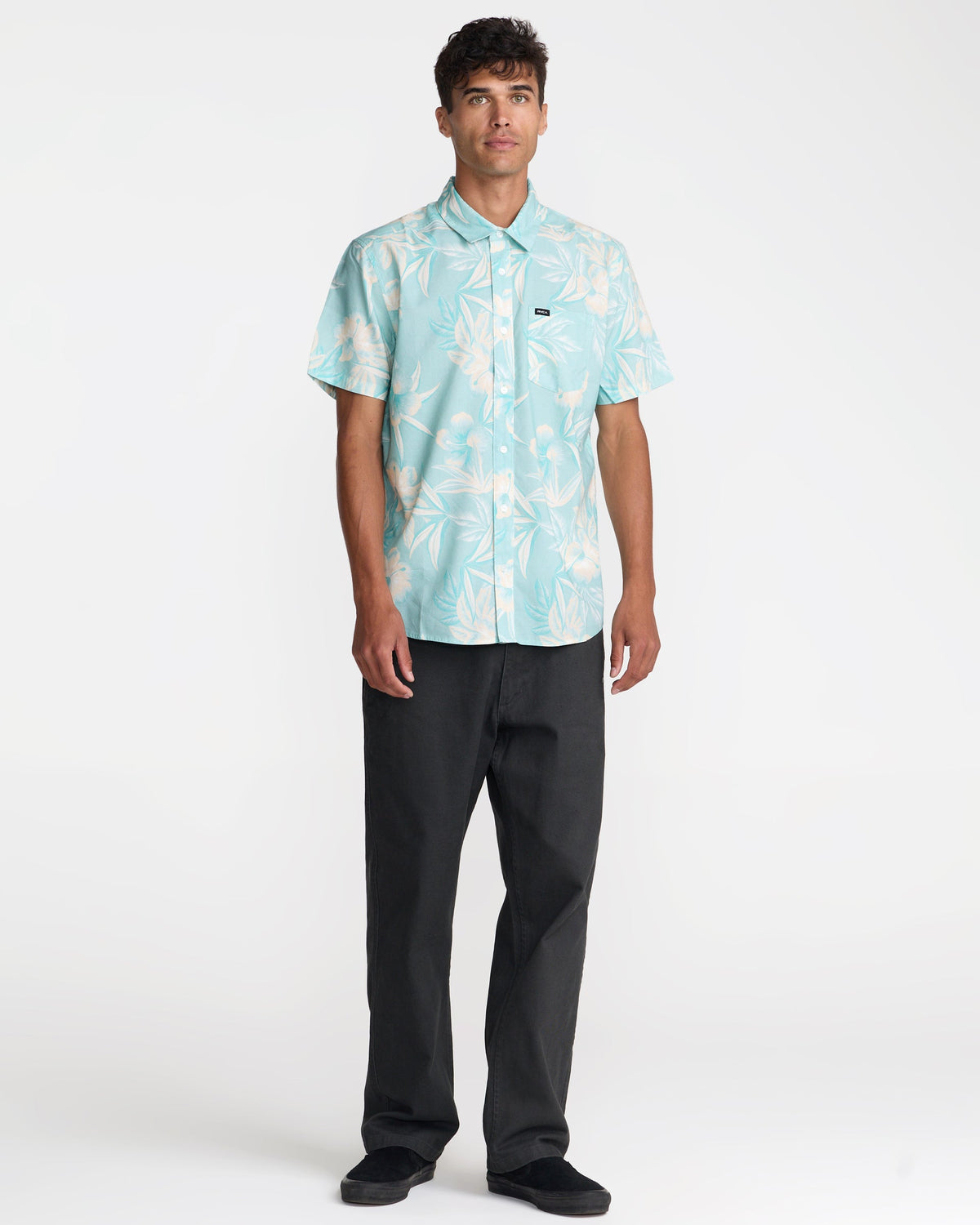RVCA BOTANICAL SHORT SLEVE SHIRT - BN4