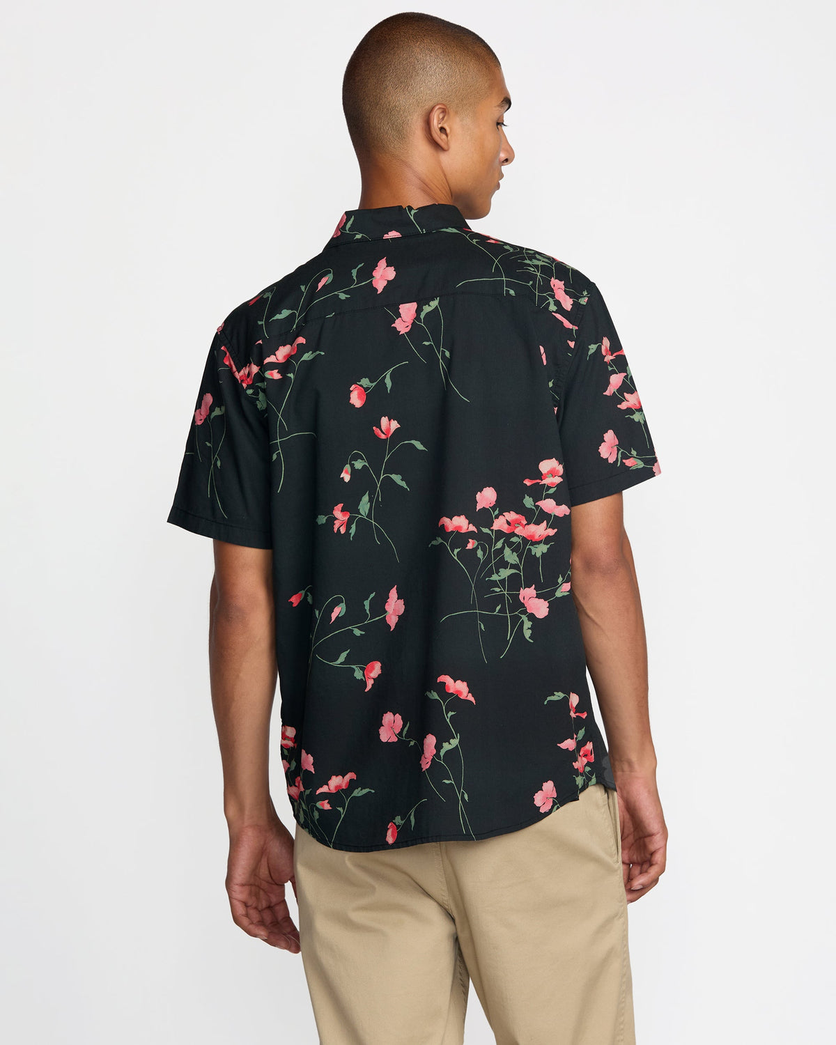 RVCA BOTANICAL SHORT SLEEVE SHIRT - PTK