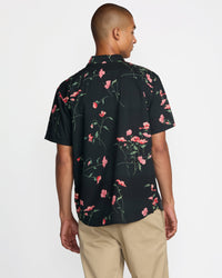 RVCA BOTANICAL SHORT SLEEVE SHIRT - PTK