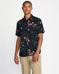 RVCA BOTANICAL SHORT SLEEVE SHIRT - PTK