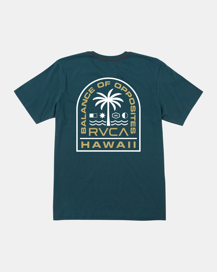 RVCA TROPICS SHORT SLEEVE T SHIRT - BRK0