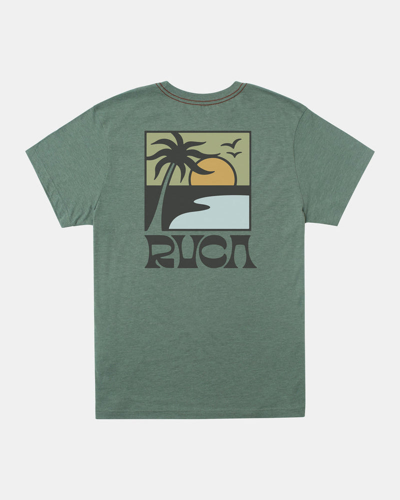 RVCA PALM SET T SHIRT - GNB0