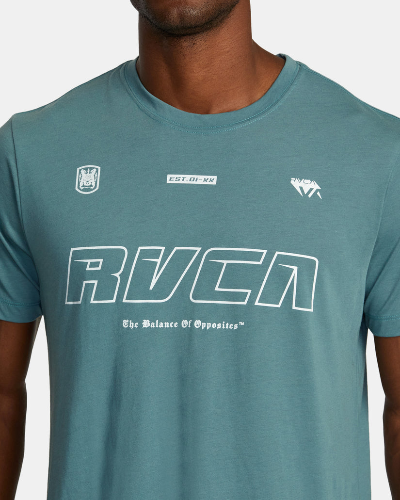 RVCA BIG RVCA CLUB SPORT TECH T-SHIRT - GPA0