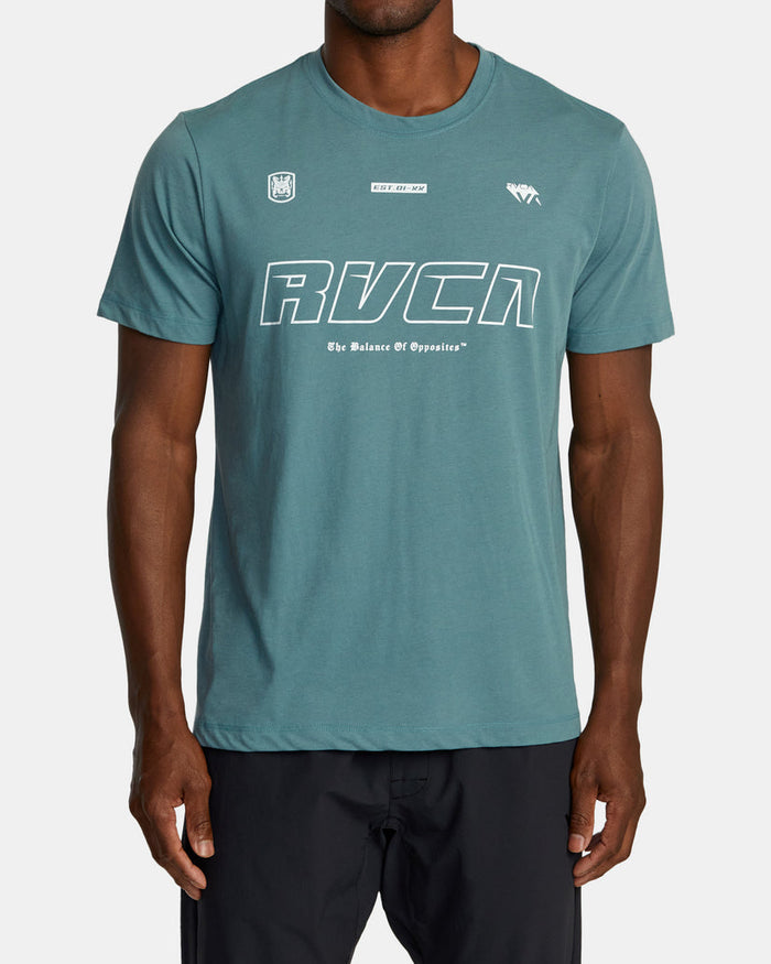 RVCA BIG RVCA CLUB SPORT TECH T-SHIRT - GPA0