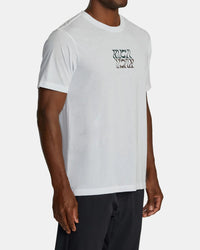 RVCA FLIP FLOW SPORT TECH T-SHIRT - WHT