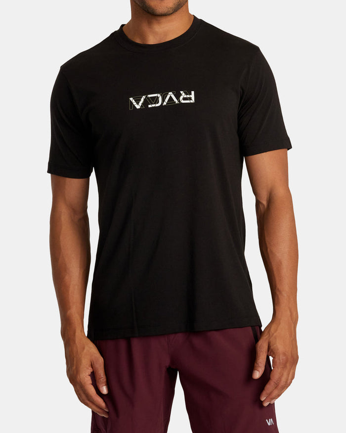 RVCA LAYER FLIP TEE - BLK