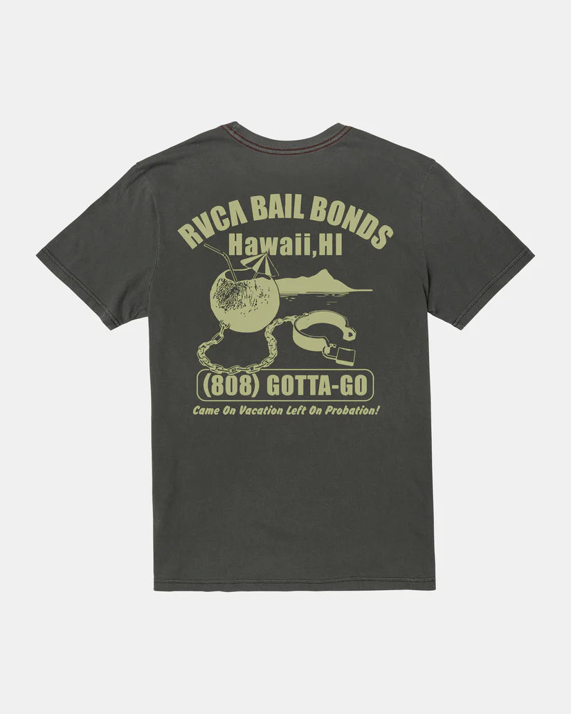 RVCA BAIL BONDS T-SHIRT - PTK