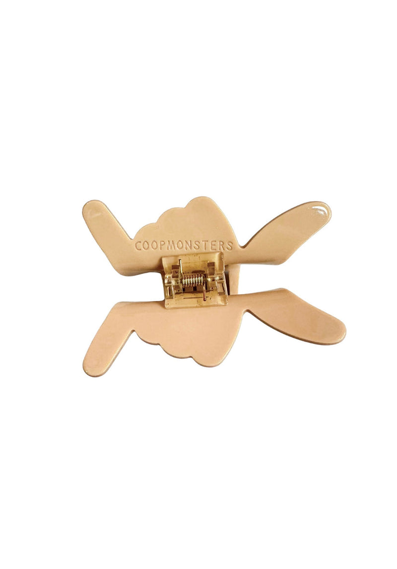 COOPMONSTERS SHAKA HAIR CLAW - TAN