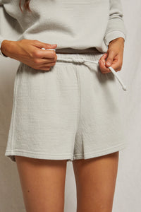 PERFECT WHITE TEE BONHAM SHORTS - CHALK