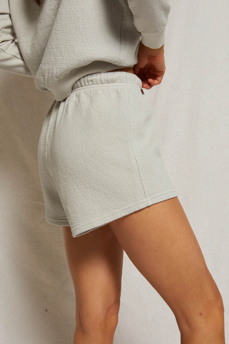 PERFECT WHITE TEE BONHAM SHORTS - CHALK