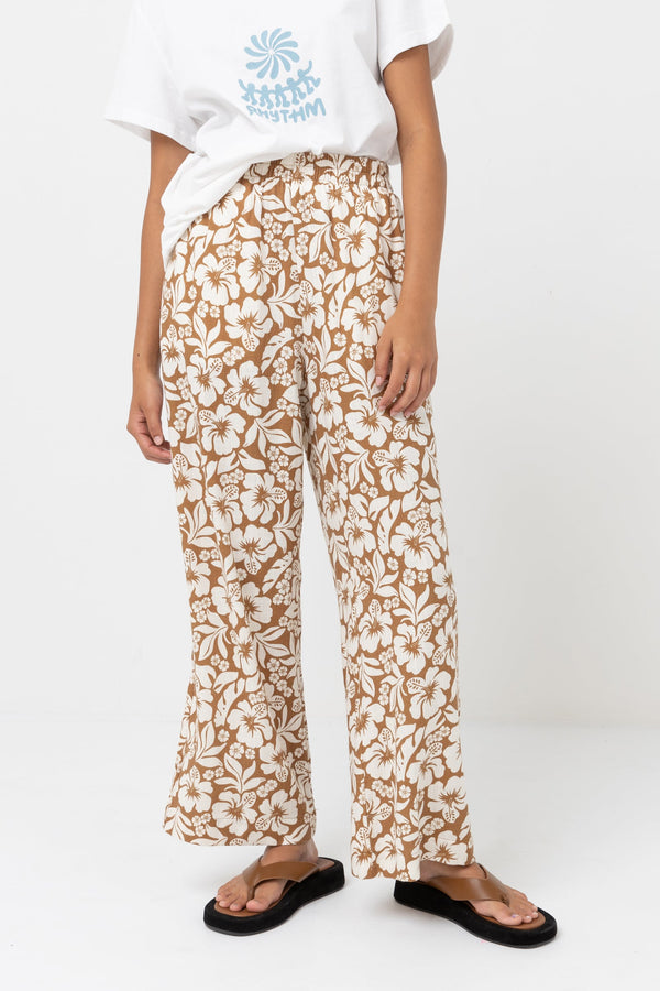RHYTHM PACIFIC WIDE LEG PANT - GOLDEN