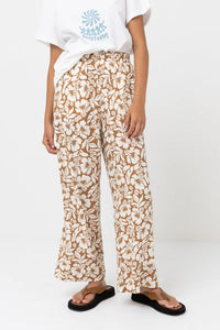 RHYTHM PACIFIC WIDE LEG PANT - GOLDEN