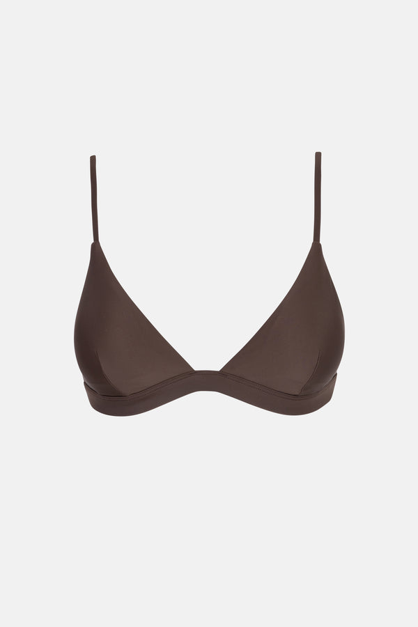 RHYTHM CLASSIC BRALETTE TOP - CHOCOLATE