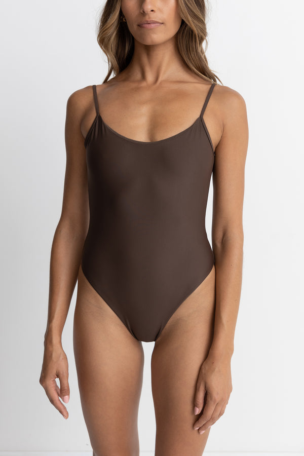 RHYTHM CLASSIC MINIMAL ONE PIECE - CHOCOLATE