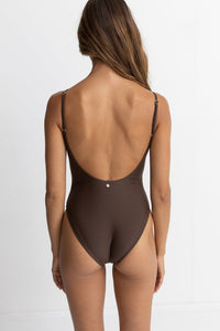 RHYTHM CLASSIC MINIMAL ONE PIECE - CHOCOLATE