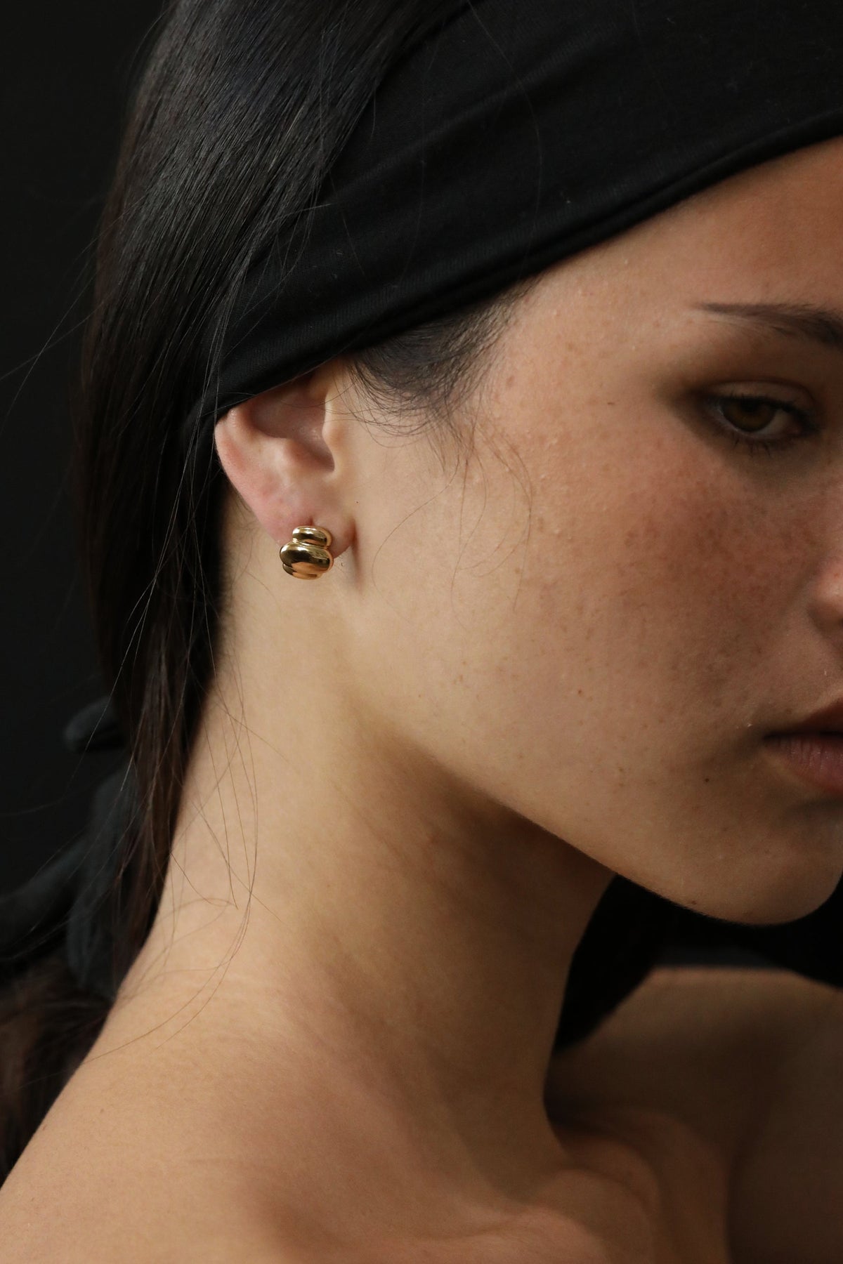 LOVE ME KNOT MAVIS STUD - GOLD