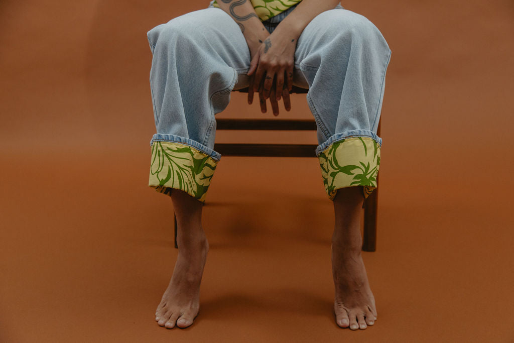 UNKO PANTS Waiahole Poi Country Store × WIO - GREEN