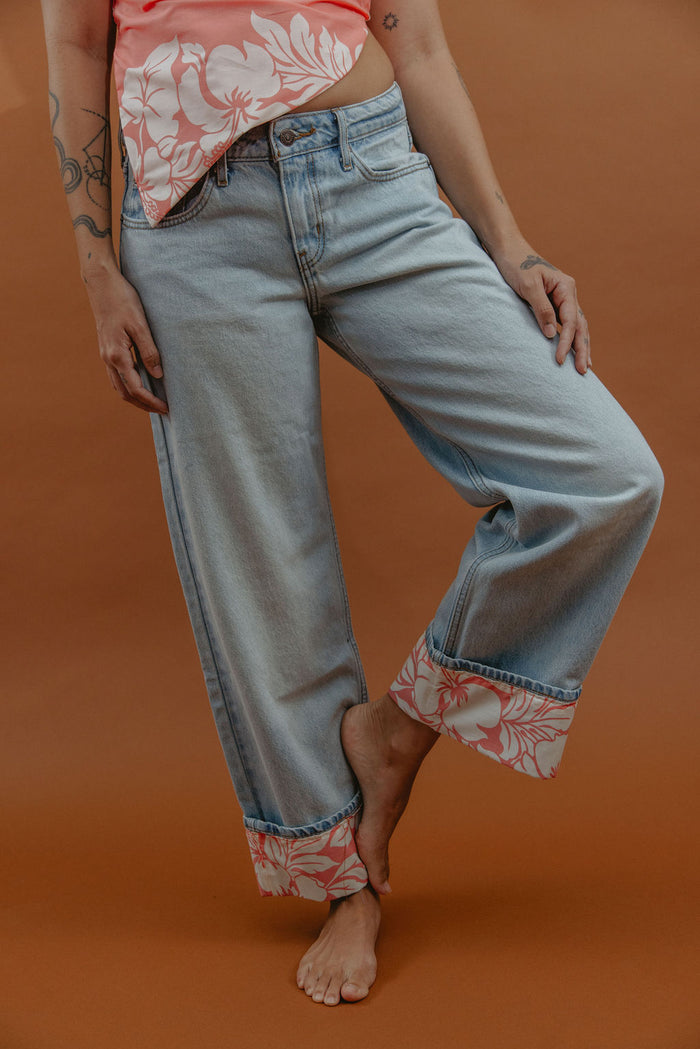 UNKO PANTS Waiahole Poi Country Store × WIO - PINK