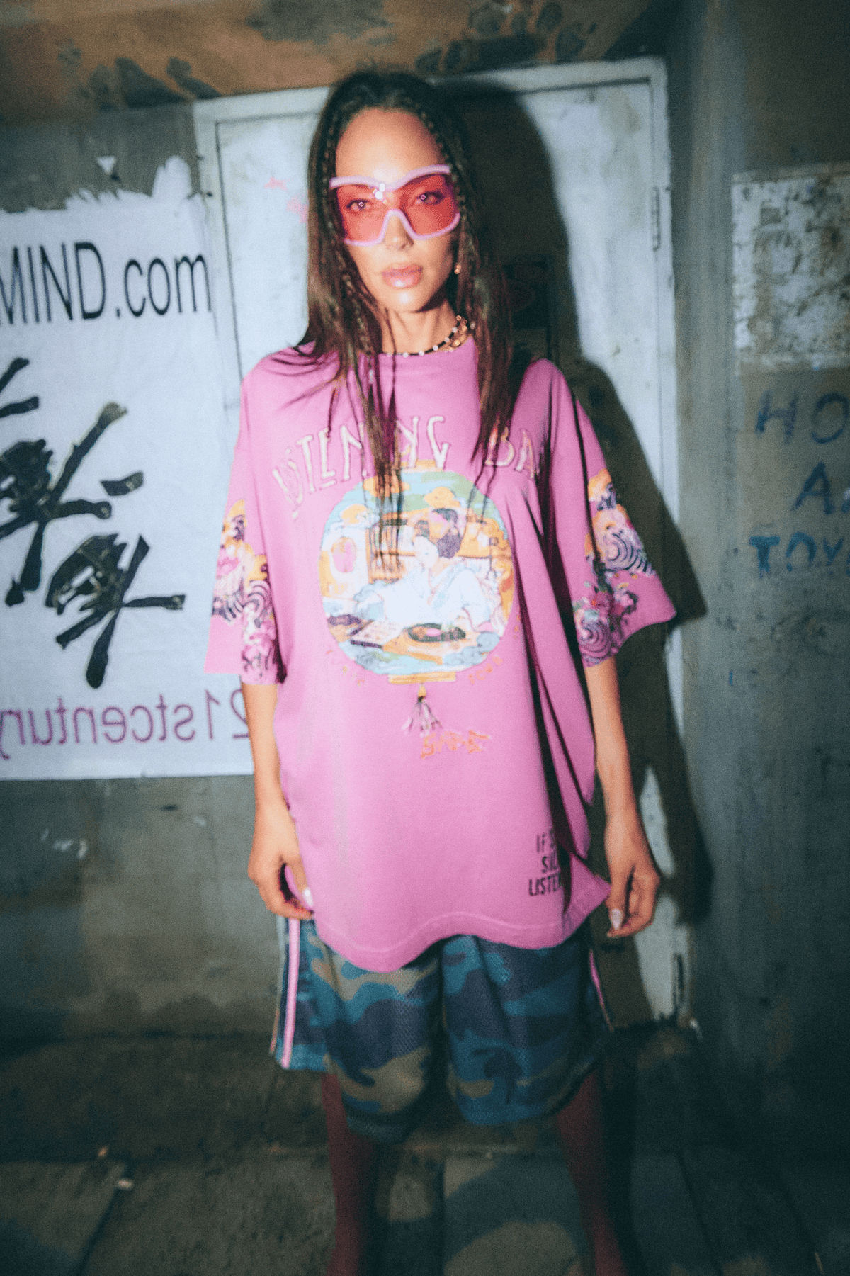 SABBI DJ GEISHA TEE - PINK