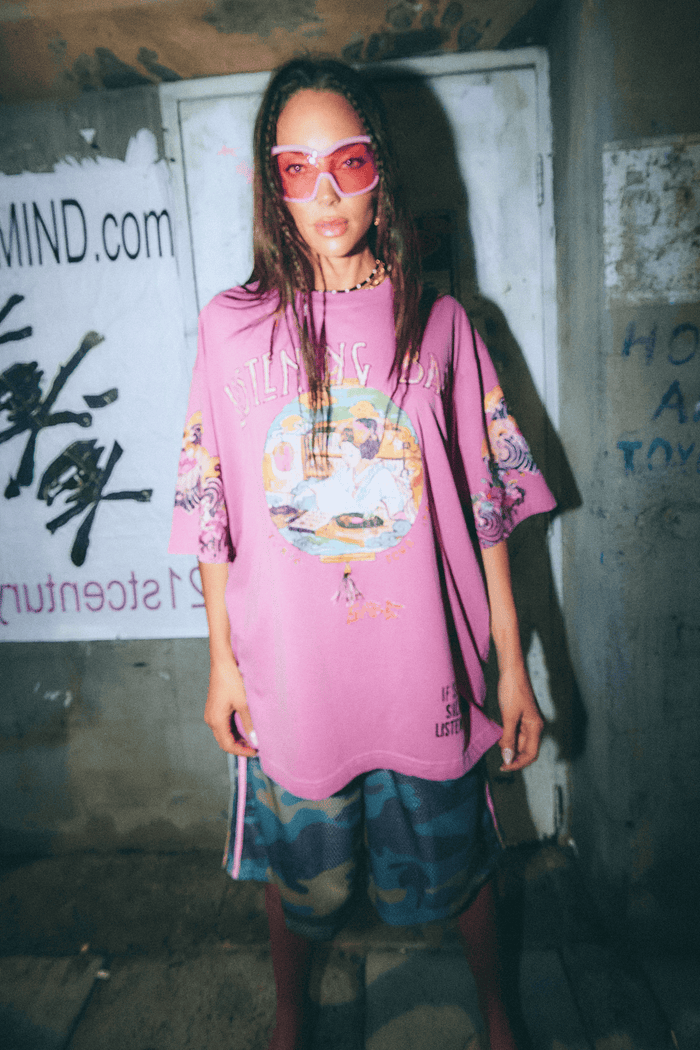 SABBI DJ GEISHA TEE - PINK