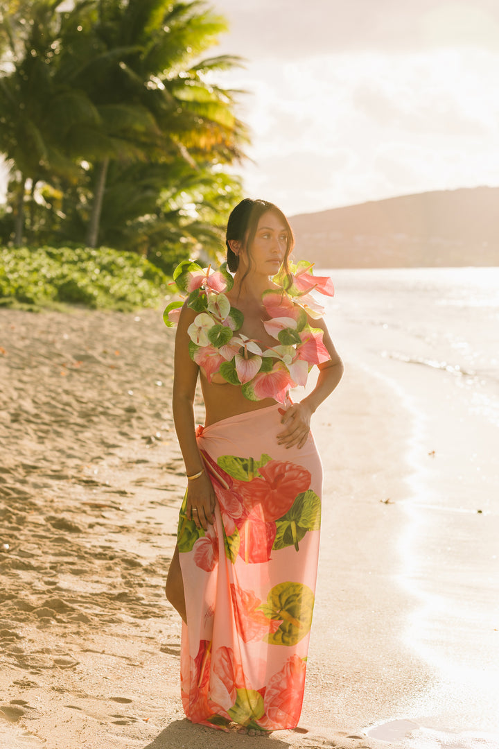 ALOHA DE MELE PAREO - ANTHIRIUM