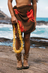 ALOHA DE MELE PAREO - KOKI'O 'ULA'ULA