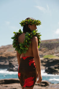 ALOHA DE MELE PAREO - KOKI'O 'ULA'ULA