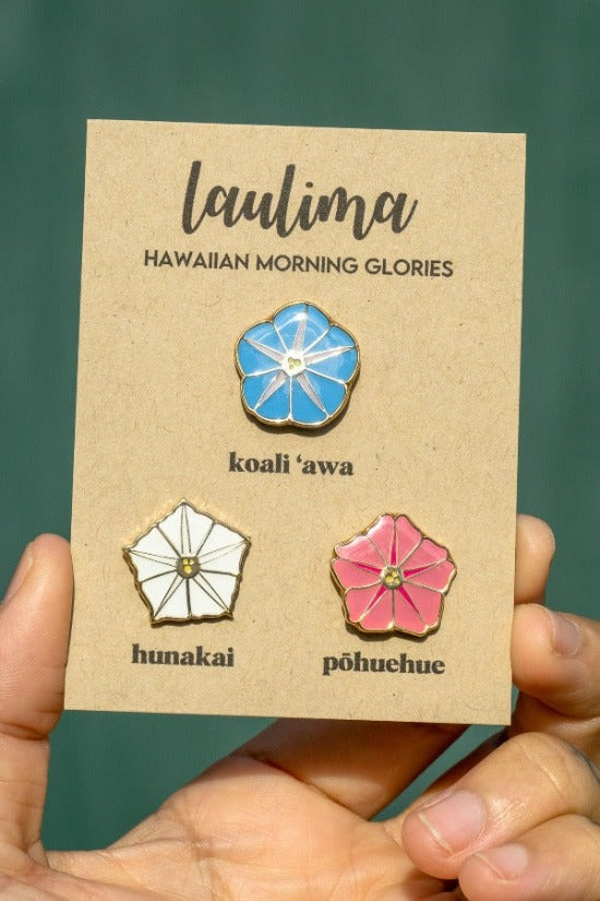 LAULIMA HAWAIIAN MORNING GLORY PIN PACK