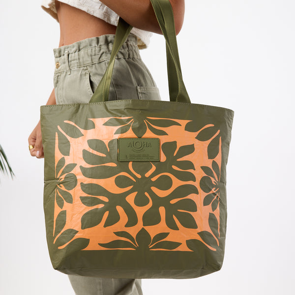 ALOHA COLLECTION DAY TRIPPER / KAULU / PAPAYA OLIVE
