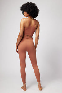 SPIRITUAL GANGSTER LOVE SCULPT LEGGING - DEEP RUST