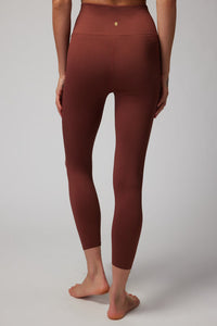 SPIRITUAL GANGSTER LOVE SCULPT LEGGING - WASHED BURGUNDY