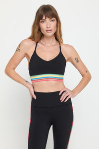 SPIRITUAL GANGSTER NICOLE BRA - BLACK