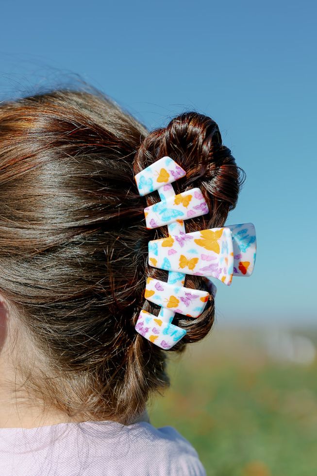 TELETIES HAIR CLIPS LARGE - FLUTTERING