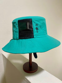 MAMA ON BOARD SURF HAT - TROPICAL TEAL