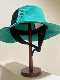 MAMA ON BOARD SURF HAT - TROPICAL TEAL