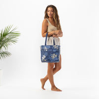 ALOHA COLLECTION GO-TO TOTE / GINGER DREAM / HANALEI MOON/NAVY