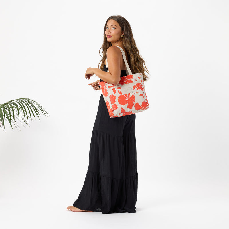 ALOHA COLLECTION GO-TO TOTE / SALINA/ RED HAUTE SANDSTONE