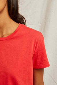 PERFECT WHITE TEE  HARLEY TEE - POPPY TEE T68