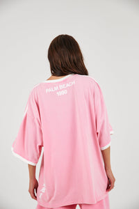 SABBI HIBISCUS TEE - PINK