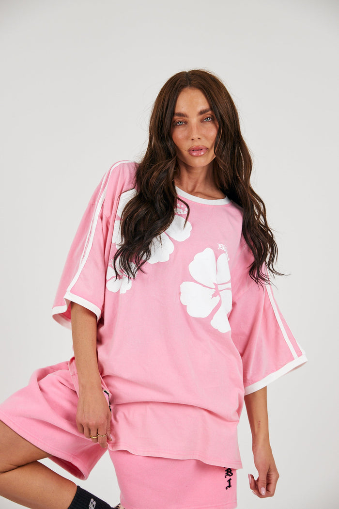 SABBI HIBISCUS TEE - PINK