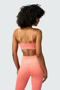 SPIRITUAL GANGSTER DESTINY SEAMLESS BRA - FLAMINGO