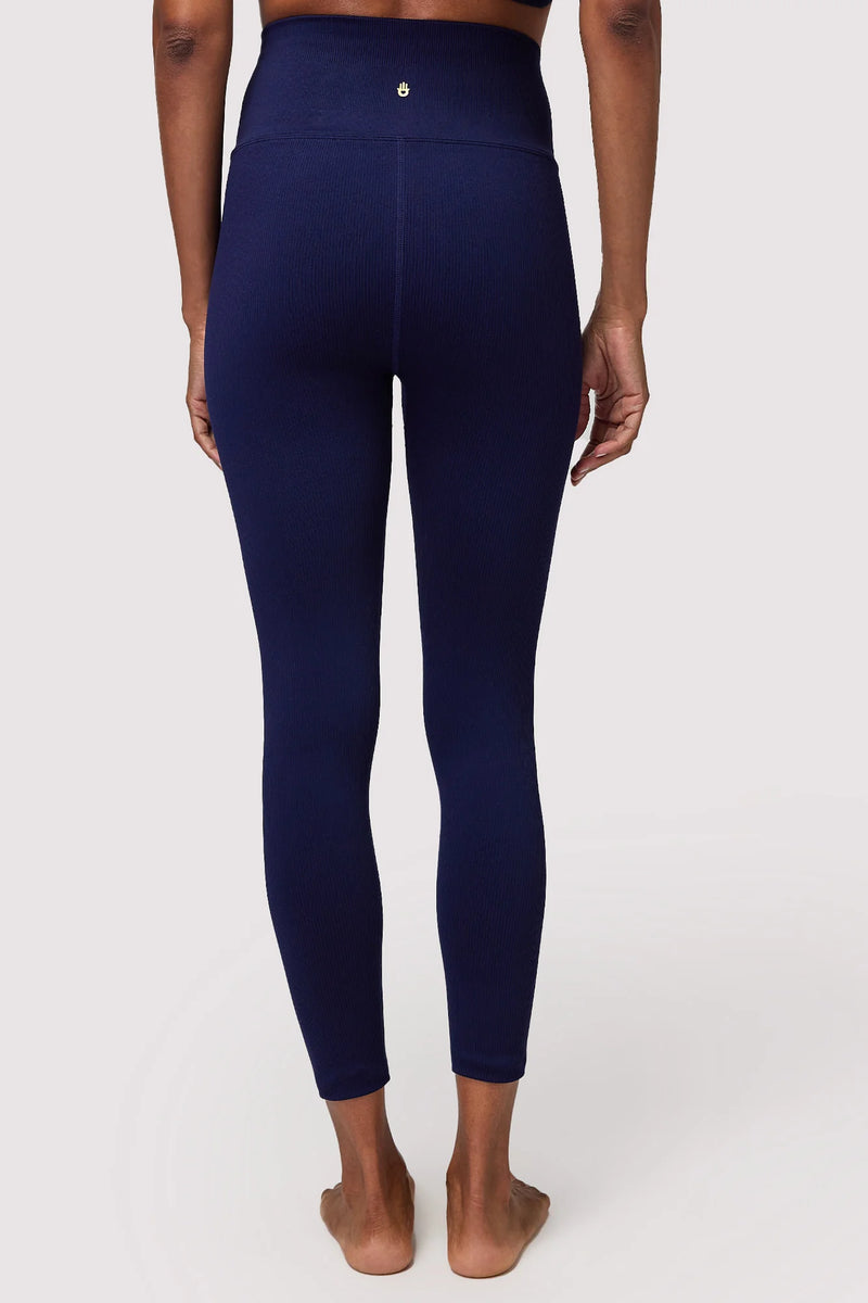 SPIRITUAL GANGSTER LOVE SCULPT 7/8 LEGGING - INKY NAVY