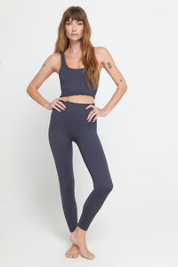 SPIRITUAL GANGSTER LOVE SCULPT 7/8 LEGGING - SHADOW