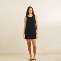 RHYTHM HANALEI MINI DRESS - BLACK