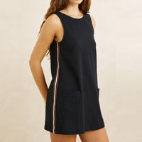 RHYTHM HANALEI MINI DRESS - BLACK