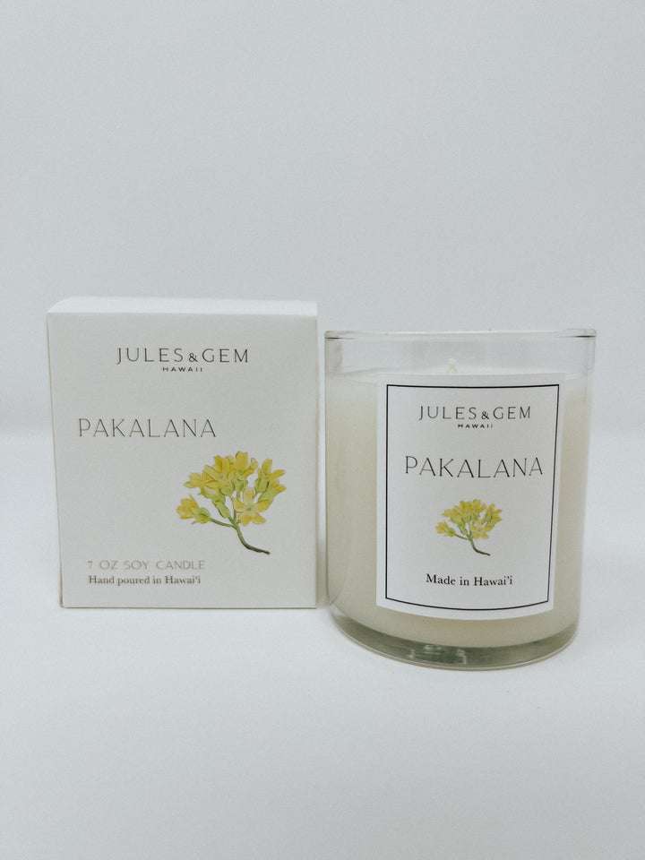 JULES + GEM HAWAII CANDLE 7OZ - PAKALANA