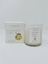 JULES + GEM HAWAII CANDLE 7OZ - PASSION FRUIT + MINT