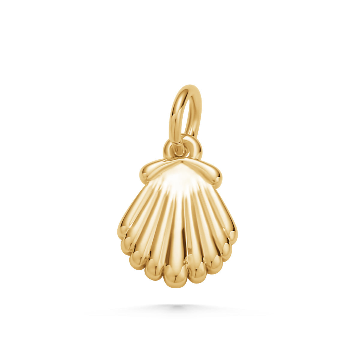 SUNDAY JEWELS TINY CLAMSHELL CHARM