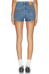 LEVIS 501 ORIGINAL HIGH RISE SHORTS - ROLL AWAY 0528